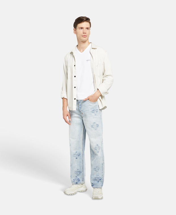 Playera V-neck Open 24/7 MAISON LABICHE