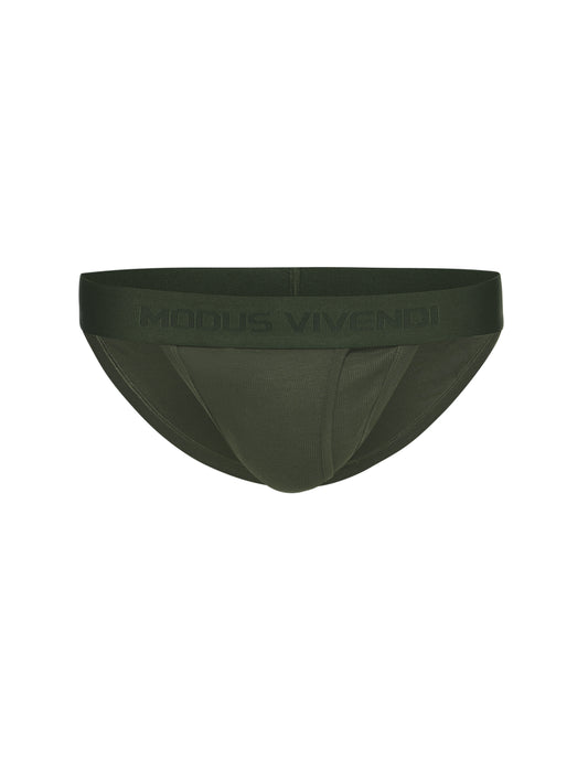 Organic Tanga Brief Khaki MODUS VIVENDI