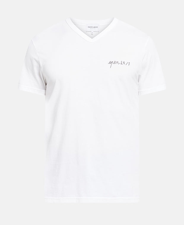 Playera V-neck Open 24/7 MAISON LABICHE